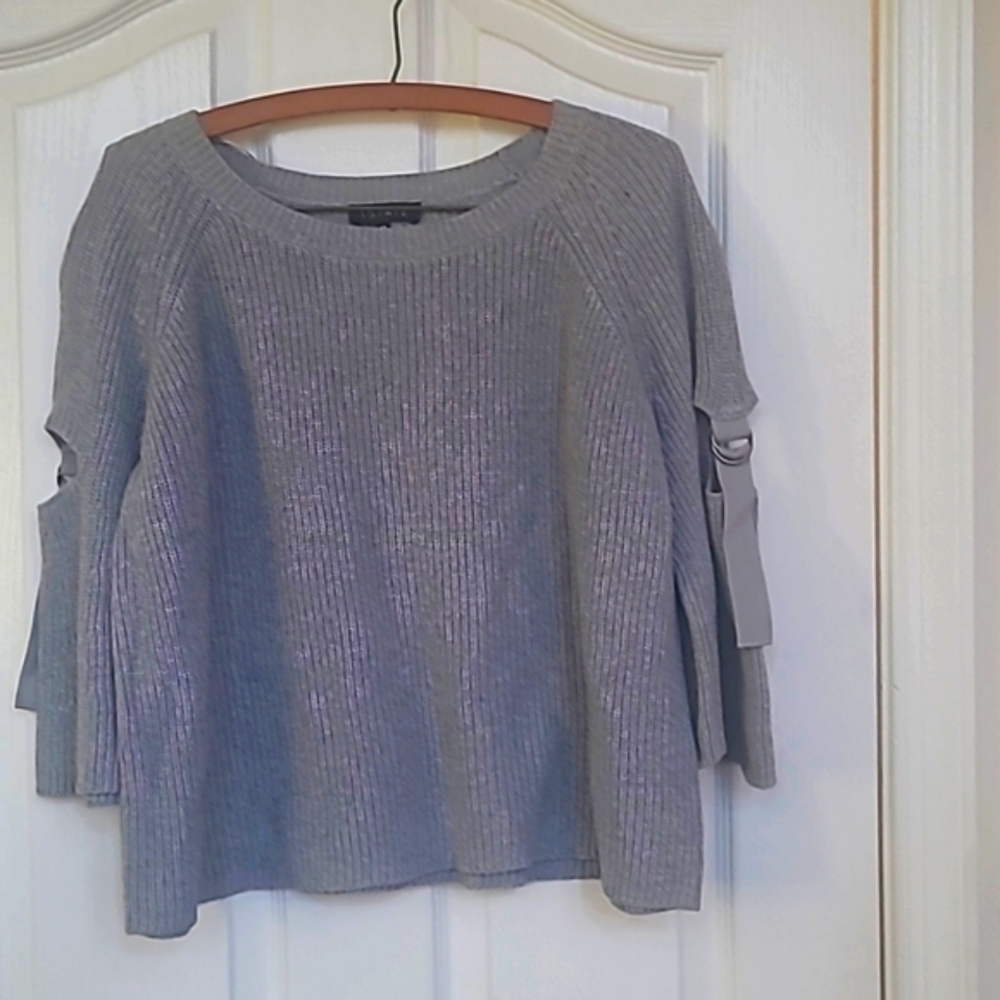 1.State cotton sweater. Gray. Size M